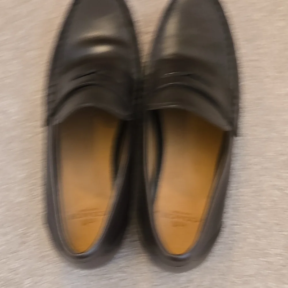 Coach Brown Leather Slip-On Loafers
